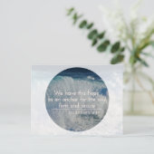 希望 – いかり感動的はがき – ヘブライ6:19 ポストカード (スタンド正面)