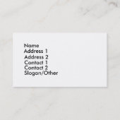 "希望"の名刺 名刺 (裏面)