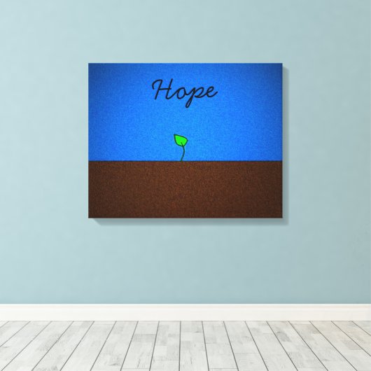 希望 キャンバスプリント (インサイチュ (ウッドフロア))