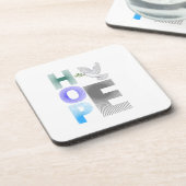 希望 – キリスト教信仰コースター感動的 コースター (左側)