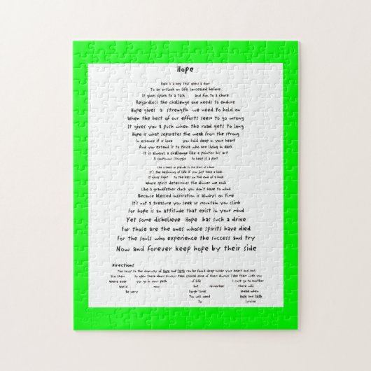 希望 ジグソーパズル (縦)