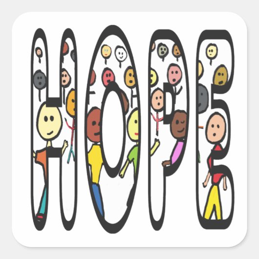 希望 スクエアシール (正面)