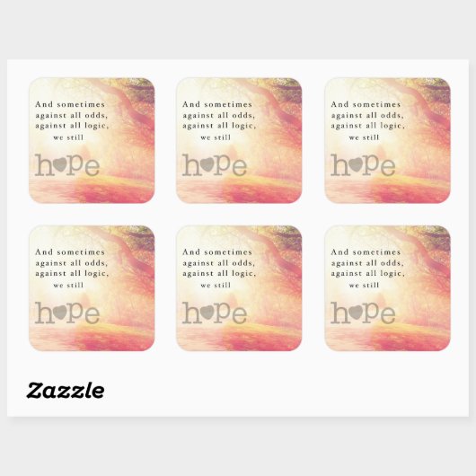 希望 スクエアシール (シート)