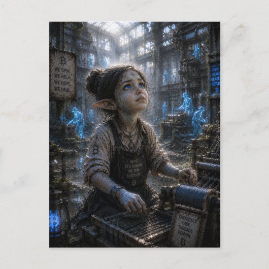 希望 / スピナー / 化学プラント ポストカード (正面)