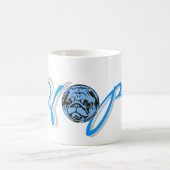 希望-パグ コーヒーマグカップ (中央)