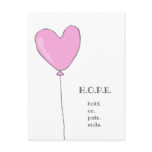 希望 - ピンクの風船と甘いモチベーションの名言