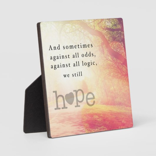 希望 フォトプラーク (正面)