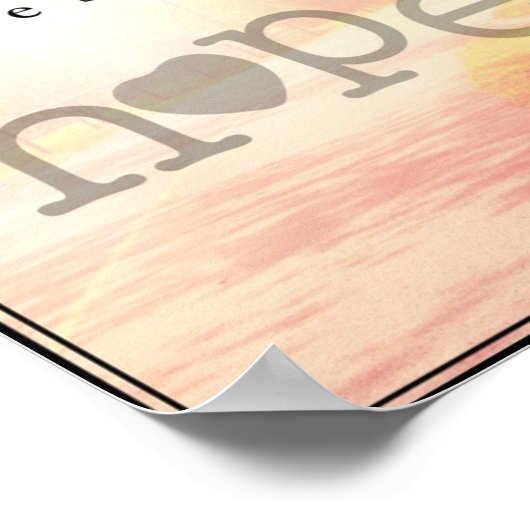 希望 ポスター (角)