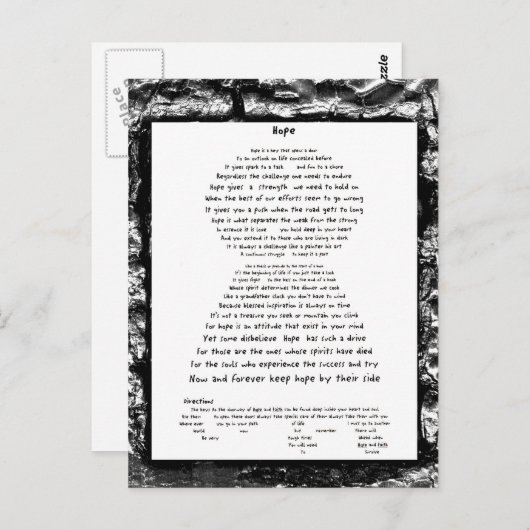 希望 ポストカード (正面/裏面)