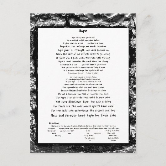 希望 ポストカード (正面)