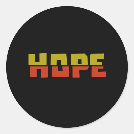 希望 ラウンドシール (正面)