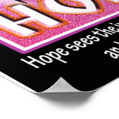 希望 – 中国の記号 ポスター (角)