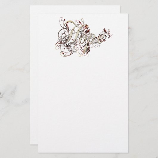 希望 便箋 (正面/裏面)