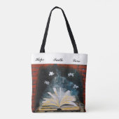 希望、信仰と愛トートバッグ トートバッグ (裏面)