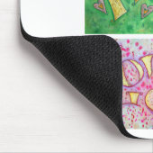 希望、信仰、愛のマウスパッド（垂直） マウスパッド (コーナー)