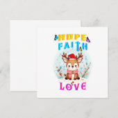 希望 信仰 愛 ノートカード (正面/裏面)