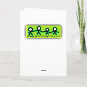 希望、信頼の勇気付けられるのライム病カード カード (裏面)