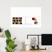 希望：光と暗 ポスター (ホームオフィス)