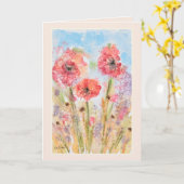 希望 勇気 癌患者 カード (黄色い花)