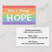 希望-命綱カード--が常にあります 名刺 (正面/裏面)