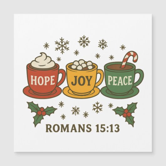 希望、喜び、平和、そしてココア (正面)