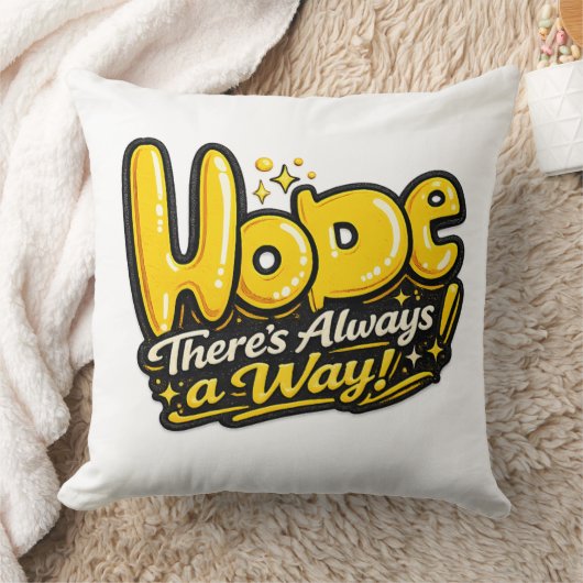 ✨💛 「希望 ― 常に道はある！」 🌟🛋️ クッション (ブランケット)
