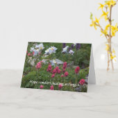 希望。心地よい... カード (黄色い花)