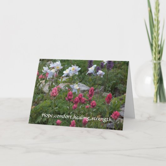 希望。心地よい... カード (正面)