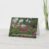 希望。心地よい... カード (正面)