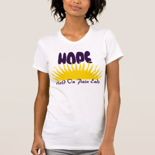 "希望: 握って下さい苦痛で終わります" Tシャツ