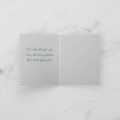 希望>最高の退職カード カード (内部)