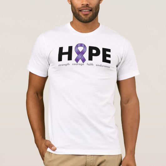 希望(癲癇の認識度) Tシャツ (正面)