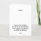 '希望' (空白の) カード (裏面)