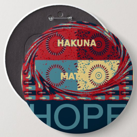 希望 缶バッジ (正面&裏面)