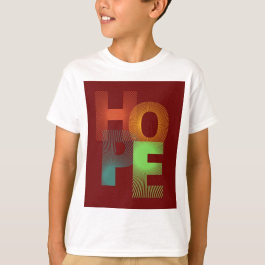 「希望：衣服の強さ」 Tシャツ (正面)