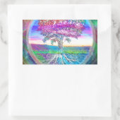 希望 長方形シール (バッグ)