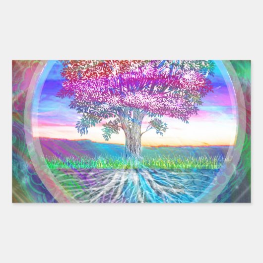 希望 長方形シール (正面)