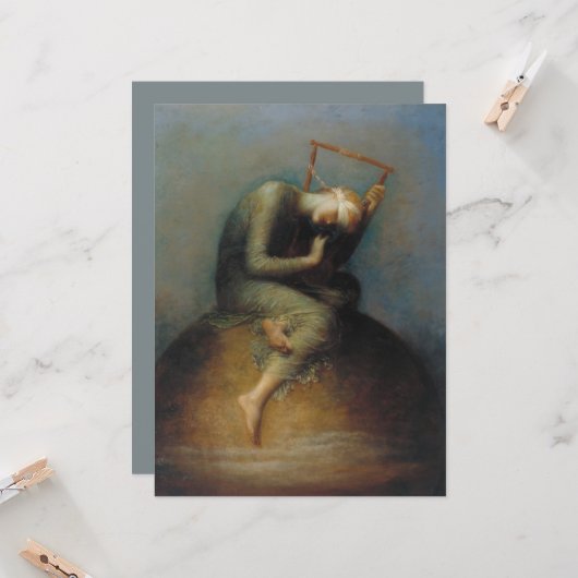 希望（George Frederick Watts著） カード (正面/裏面インサイチュ)