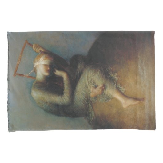 希望(George Frederick Watts著) 枕カバー (正面右)