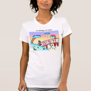 希望(HIV/エイズの慈善)の橋 Tシャツ