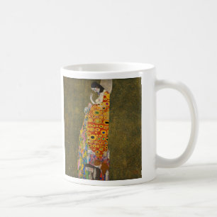 『希望II』(1907/08) by Gustav Klimt, ヴィンテージ アートヌーボー コーヒーマグカップ