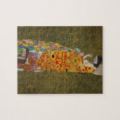 『希望II』(1907/08) by Gustav Klimt、ヴィンテージ アール・ヌーヴォー ジグソーパズル (横)