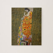 『希望II』(1907/08) by Gustav Klimt、ヴィンテージ アール・ヌーヴォー ジグソーパズル (縦)