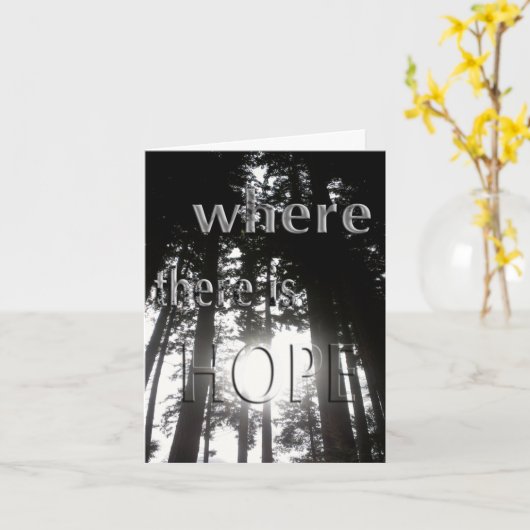 希望Notecard カード (黄色い花)