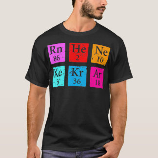 希素晴らしガス科学化学元素贈呈 Tシャツ