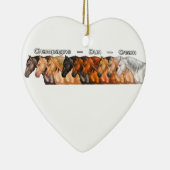 希薄な馬 セラミックオーナメント (右)