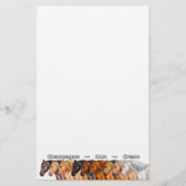 希薄な馬 便箋 (正面)