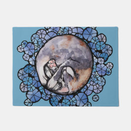 希釈カリコキャットクドルメーンキャッツ ドアマット