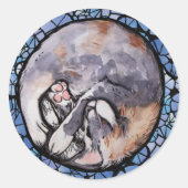 希釈カリコキャットクドルメーンキャッツ ラウンドシール (正面)