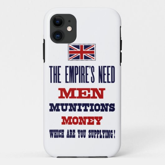 帝国が必要としているのは～人、軍需品、お金 Case-Mate iPhoneケース (裏面)